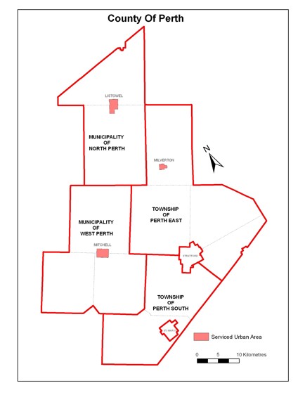 Image of Map of Perth County